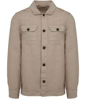 Native Spirit  Linen Washed Overshirt