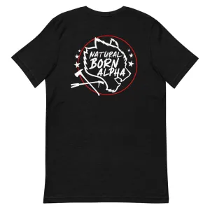 Natural Born Alpha Wolf Firefighter | Short-Sleeve Unisex T-Shirt