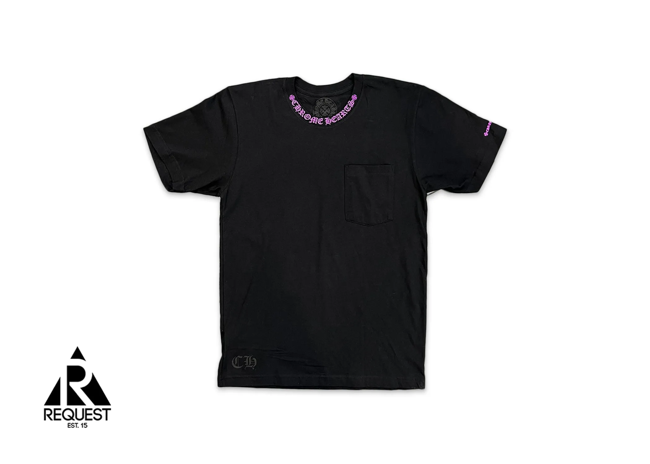 Neck Logo Tee "Black/Purple"