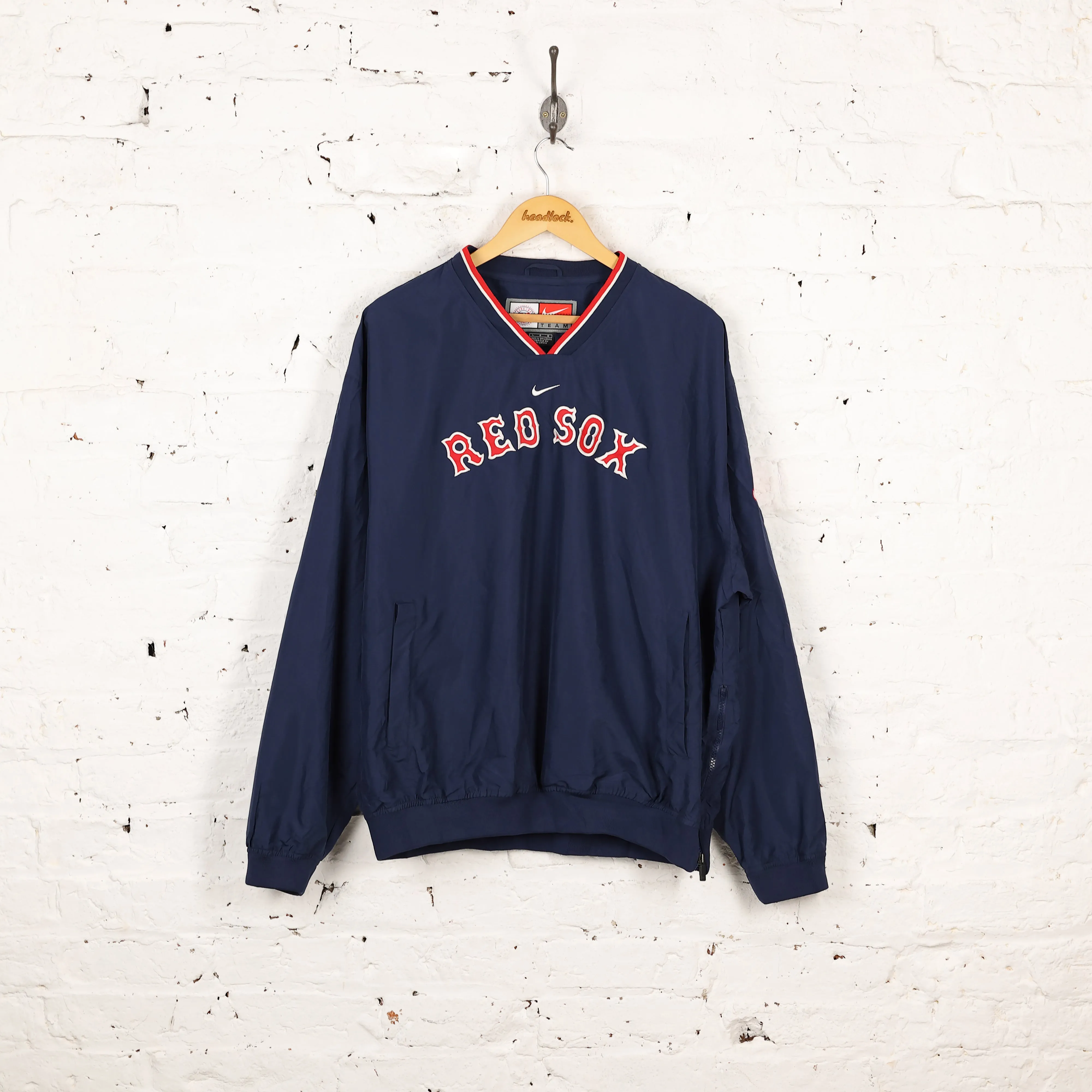 Nike Boston Red Sox Shell Top - Blue - L