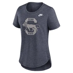 Nike Ladies Tri-Blend Vault "S" NIttany Lion T-Shirt