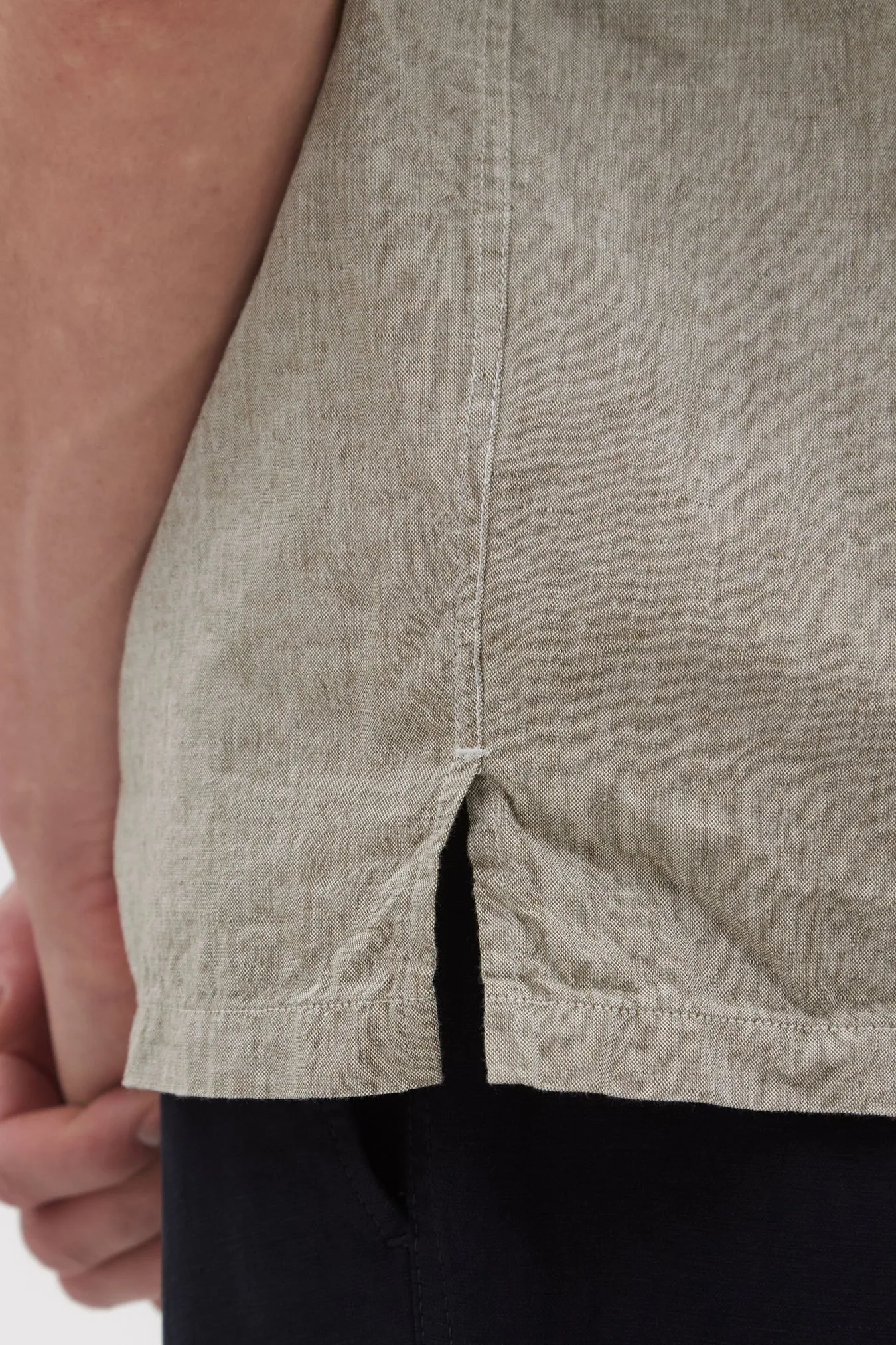 Norse Projects - Ivan Relaxed Cotton Linen SS Shirt - Ivy Green