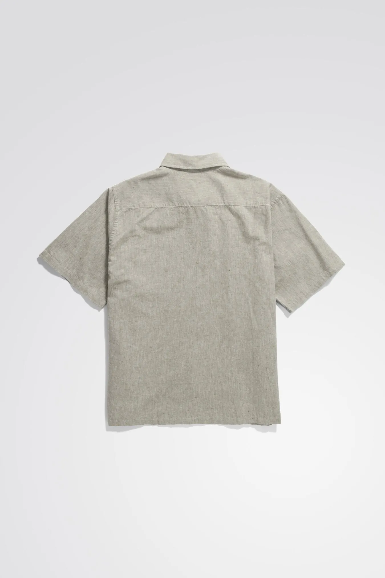 Norse Projects - Ivan Relaxed Cotton Linen SS Shirt - Ivy Green
