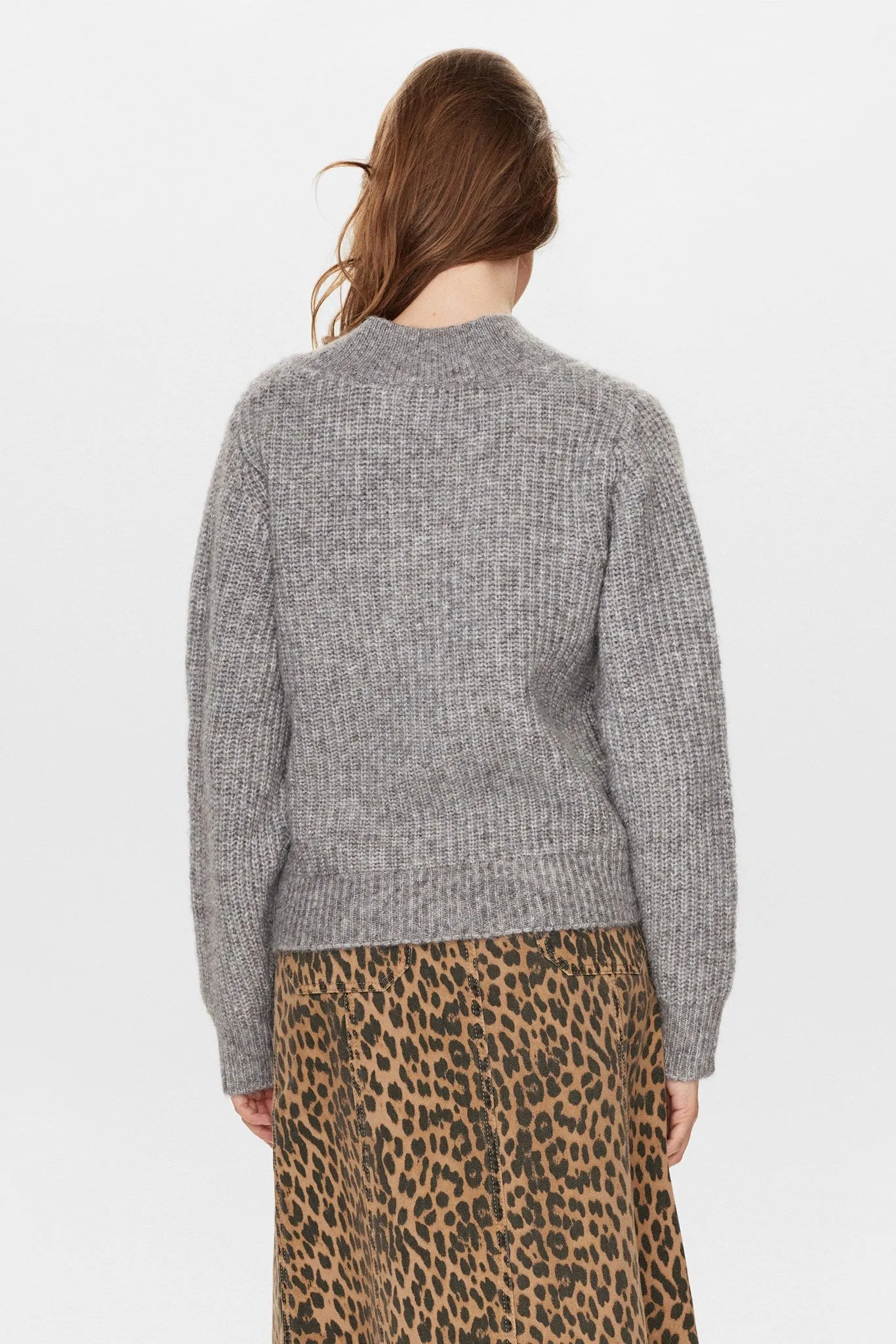 NUZINDI V-NECK PULLOVER - Storm Front Melange