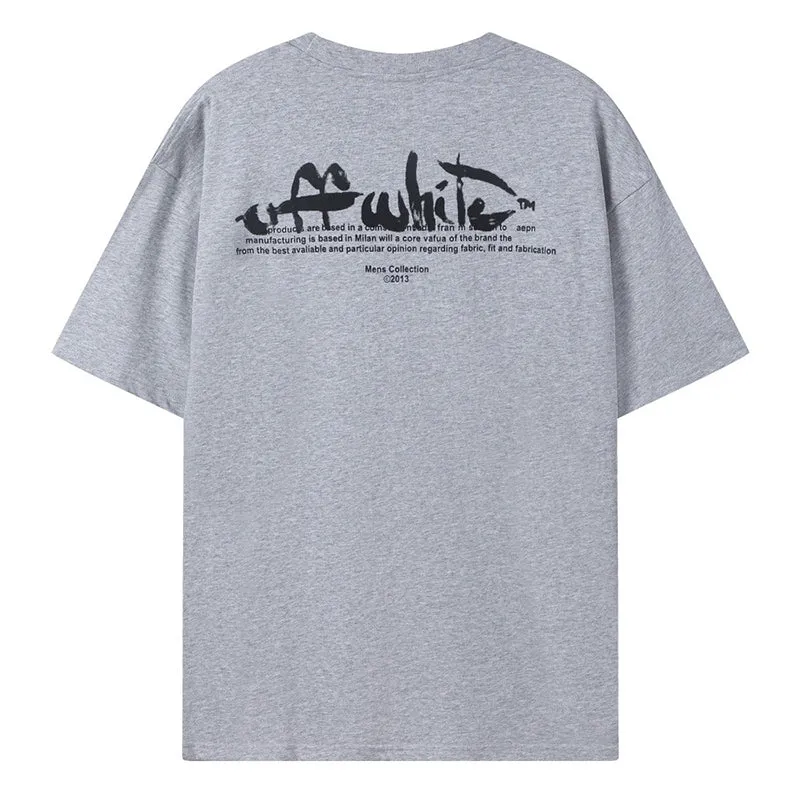 Off White Logo Cotton T-Shirts