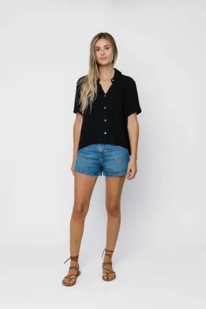 Orb Nina Roll Cuff Short Sleeve Shirt