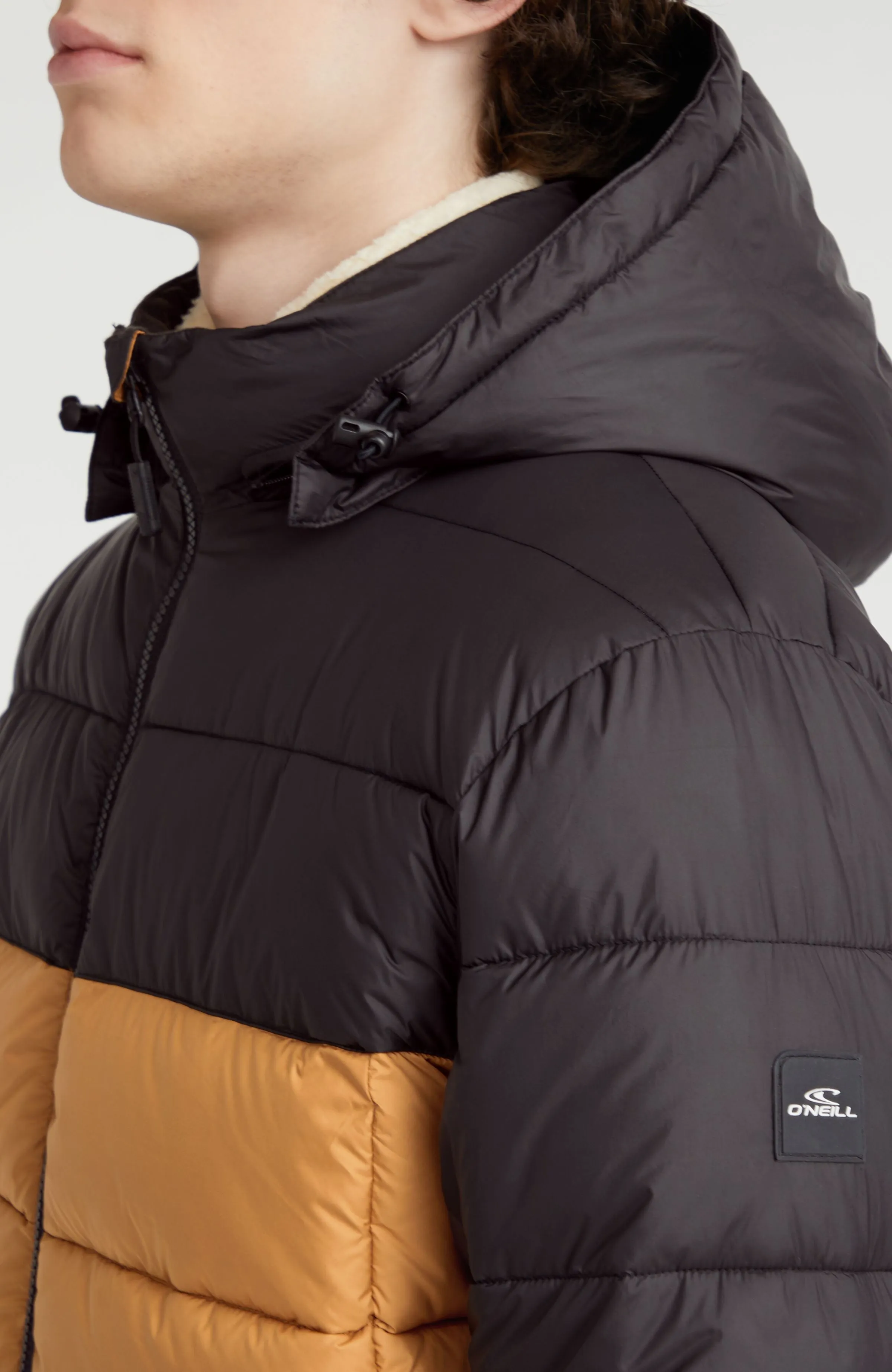 O'Riginals Steppjacke | Rich Caramel Colour block