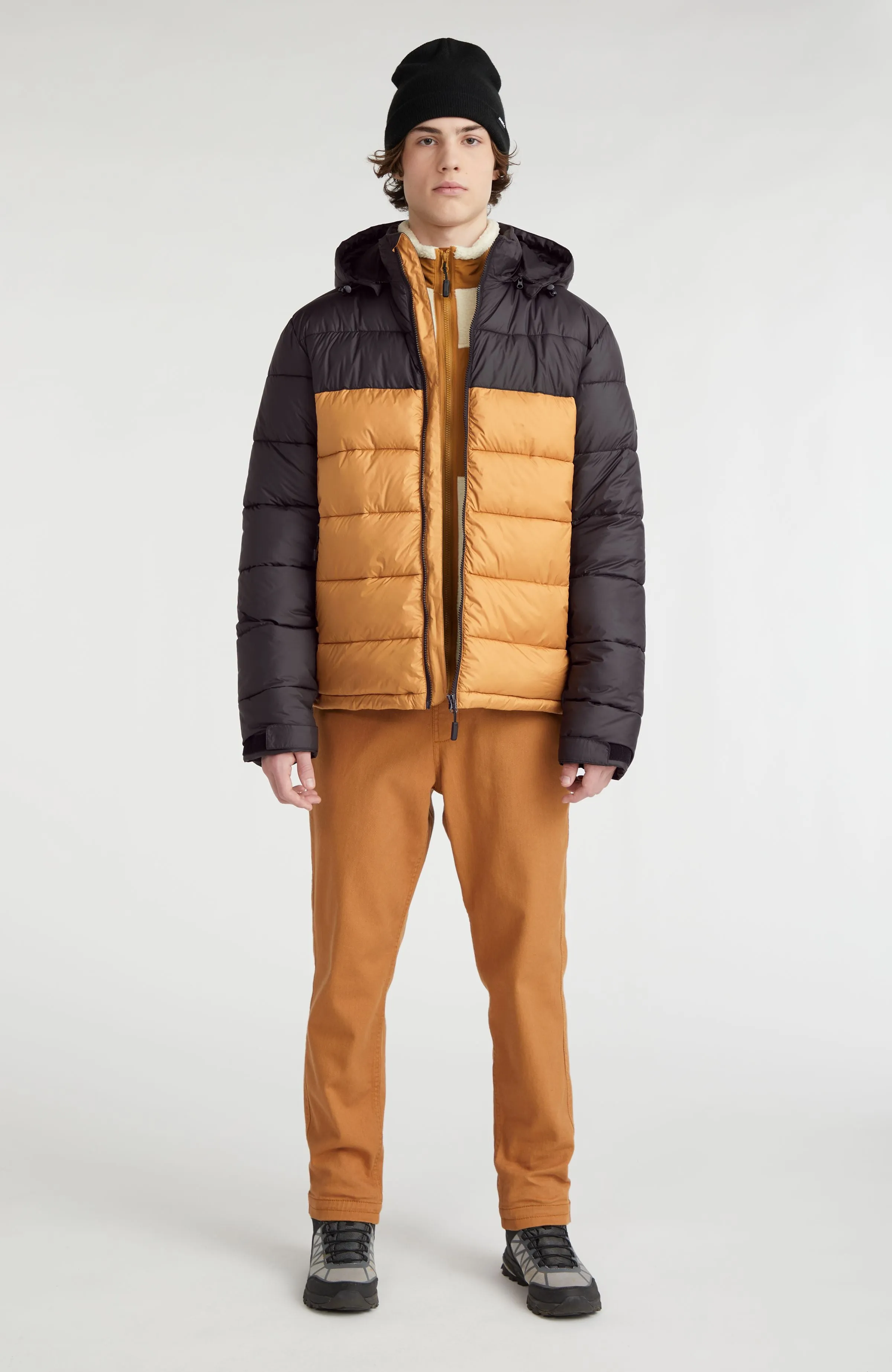 O'Riginals Steppjacke | Rich Caramel Colour block