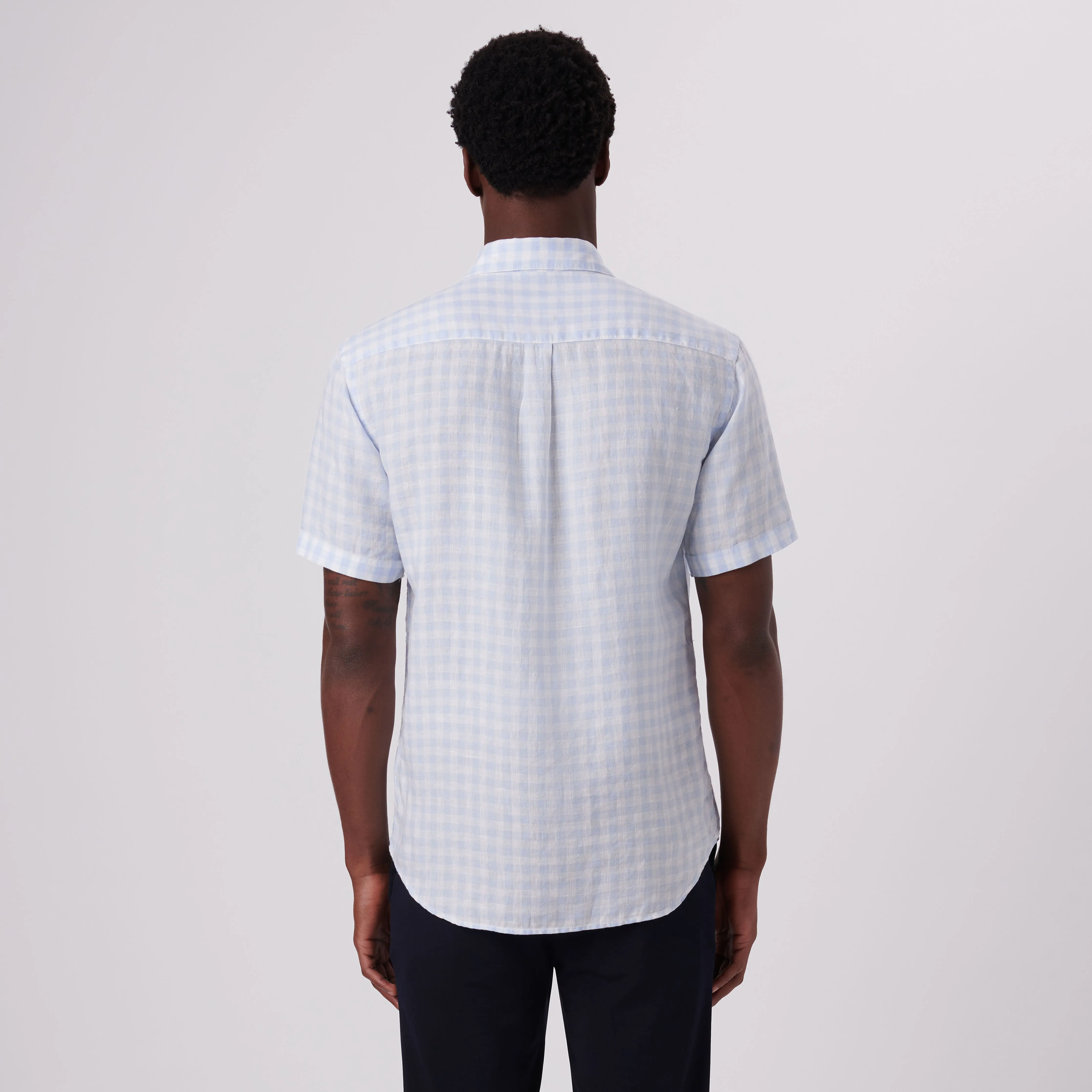 Orson Gingham Check Short Sleeve Shirt