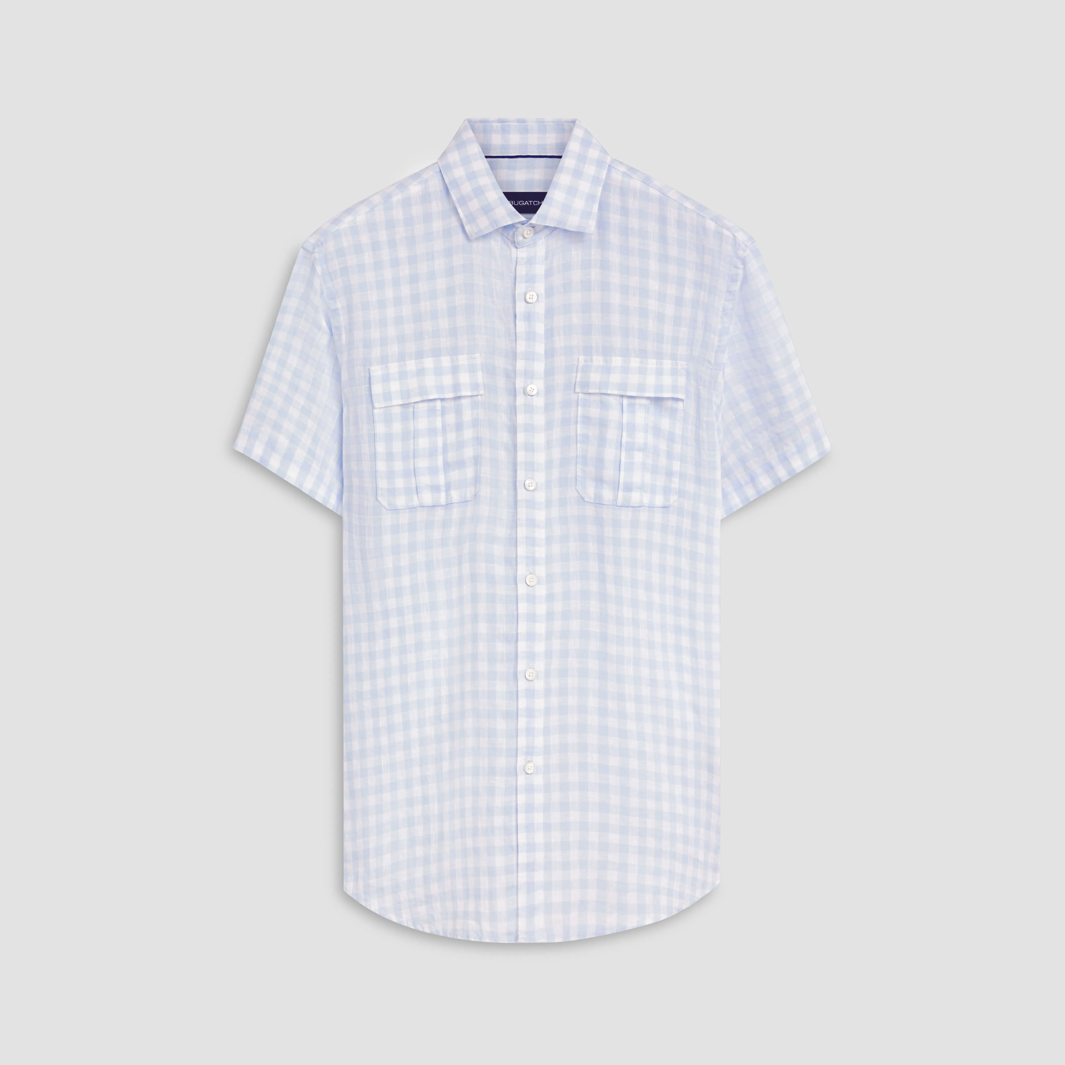 Orson Gingham Check Short Sleeve Shirt