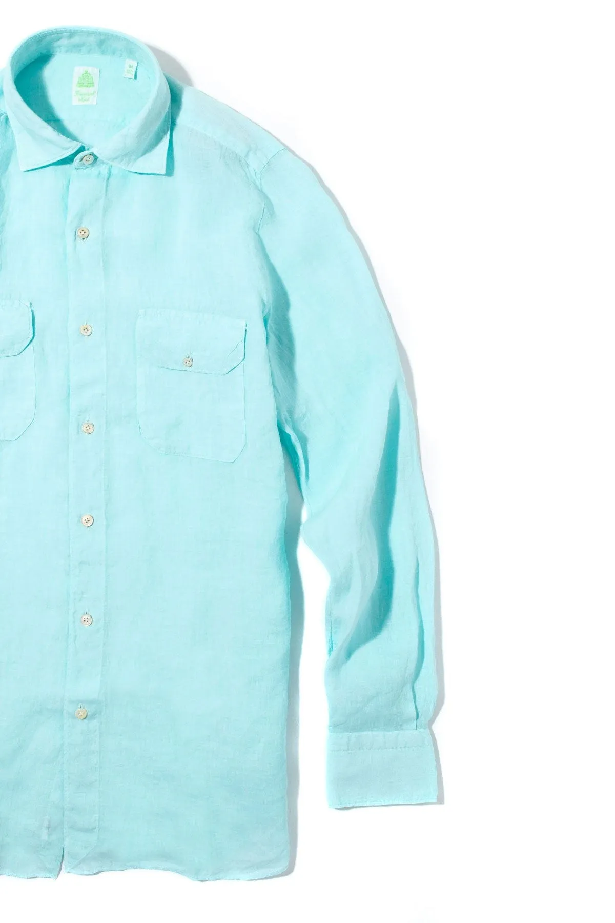 Otztal 2 Pocket Shirt In Aqua