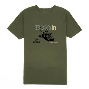 Outrank Dialed In Military Green Tee