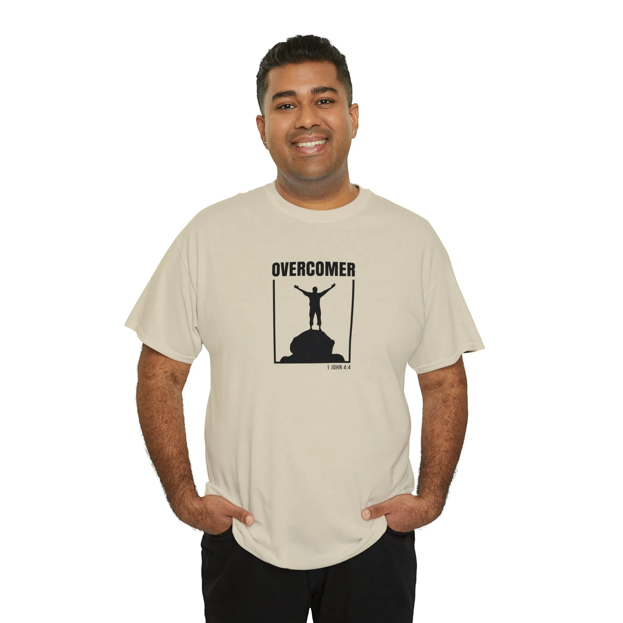 Overcomer Men Unisex Heavy Cotton Tee