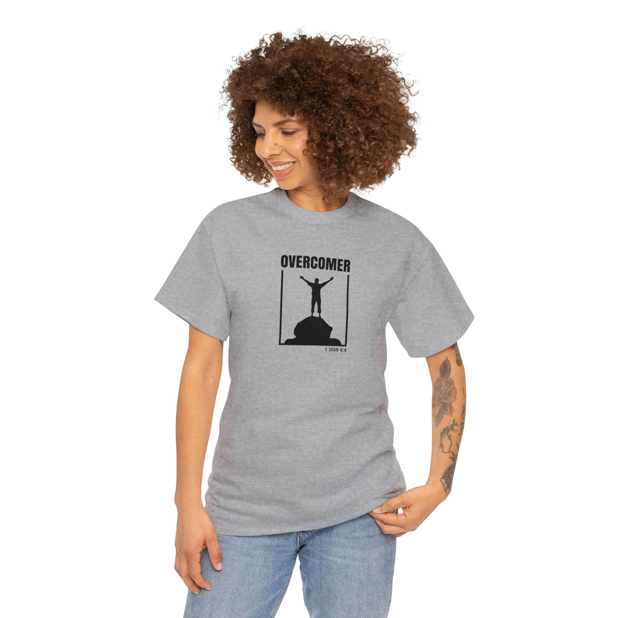 Overcomer Men Unisex Heavy Cotton Tee