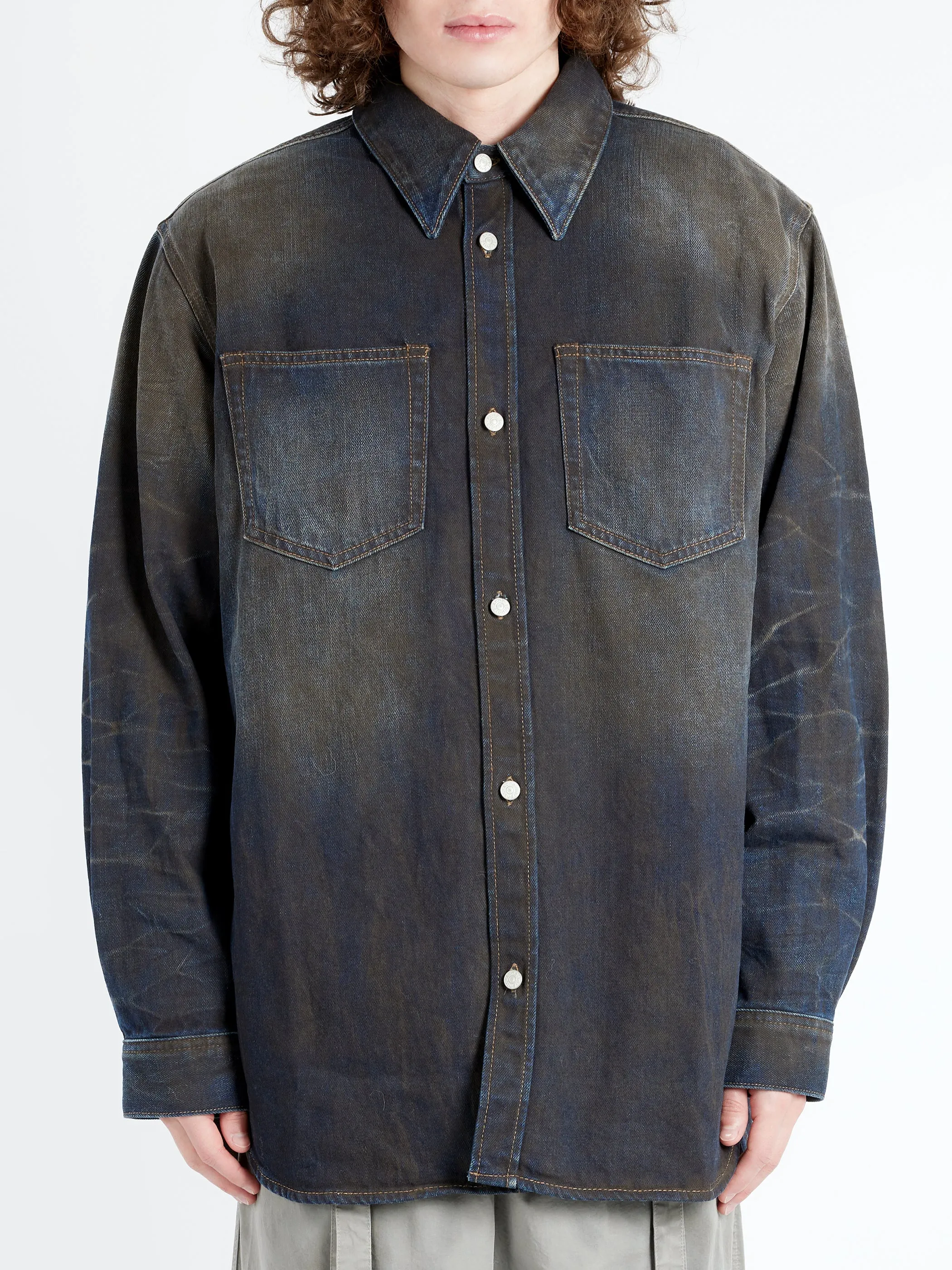 Oversized Denim Shirt