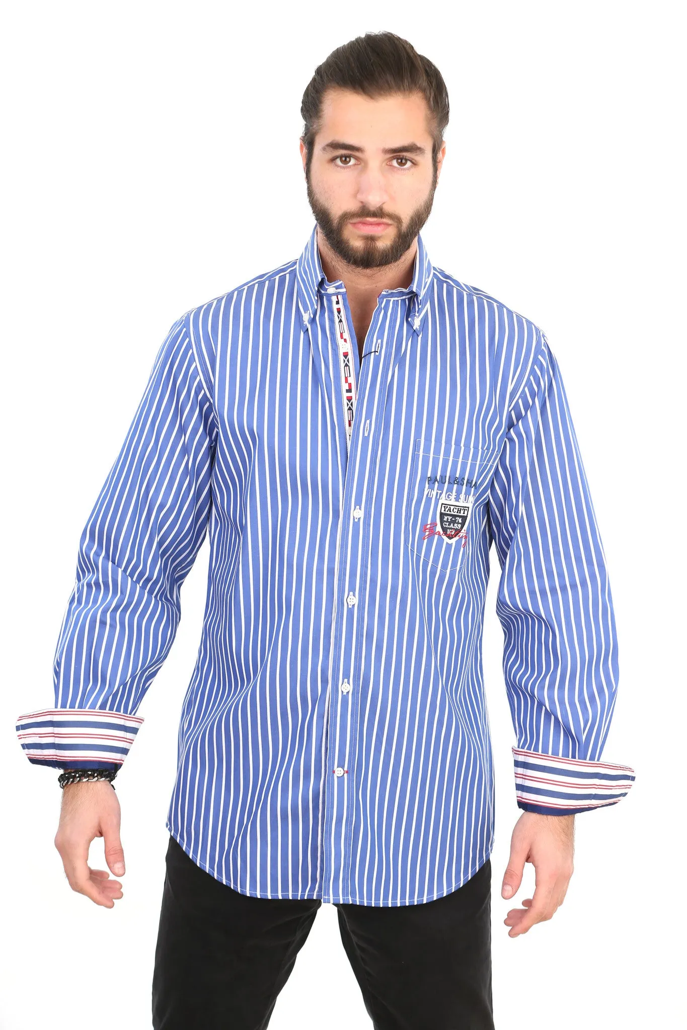 P&S Button Down Striped Shirt