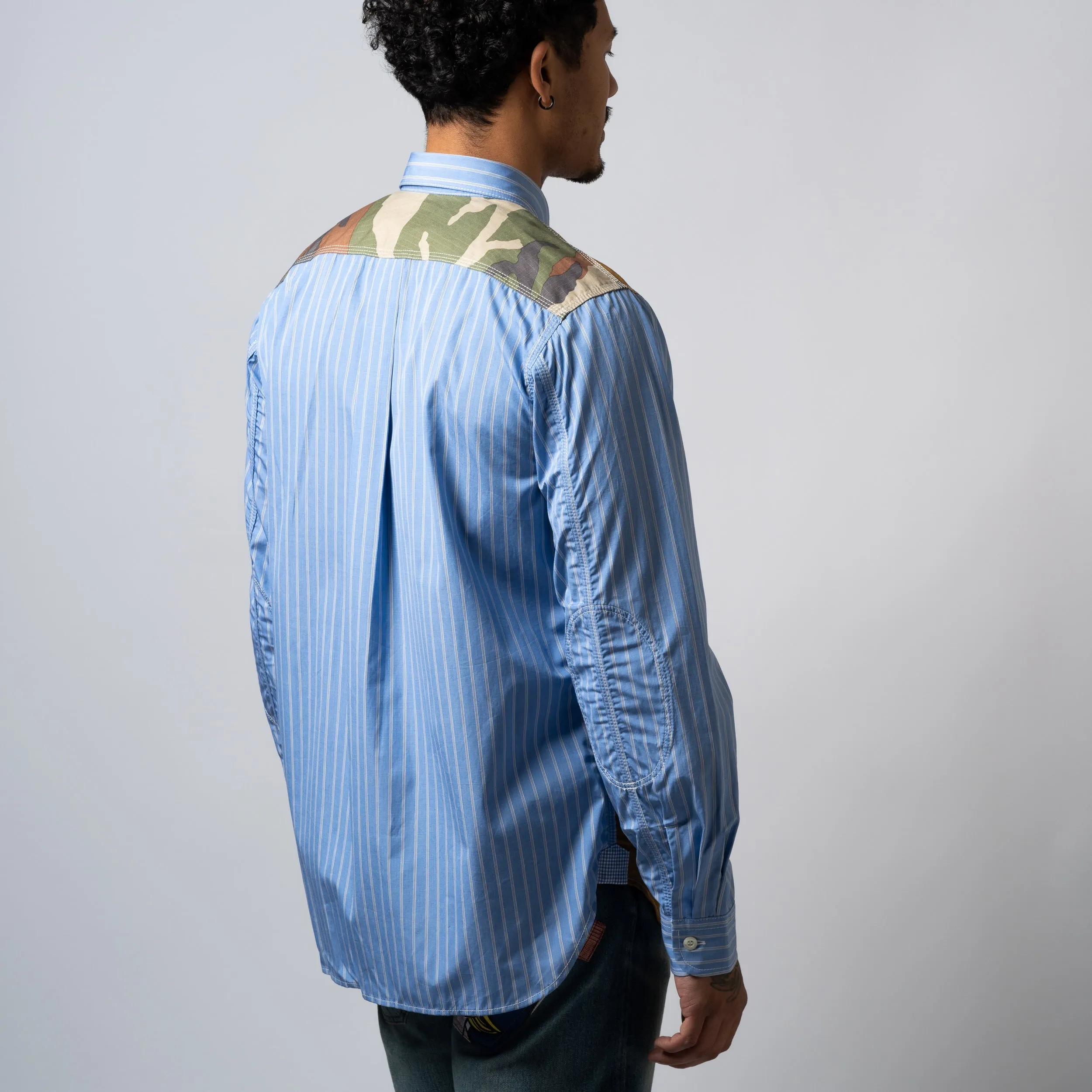 Patchwork Shirt WK-B009-051-1-3 Multi
