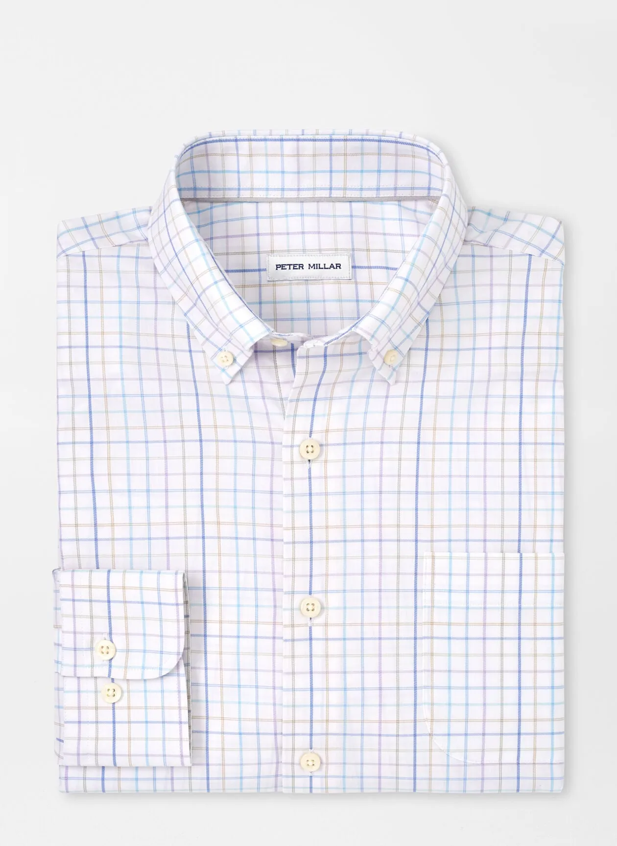 Patten Crown Lite Cotton-Stretch Sport Shirt - White