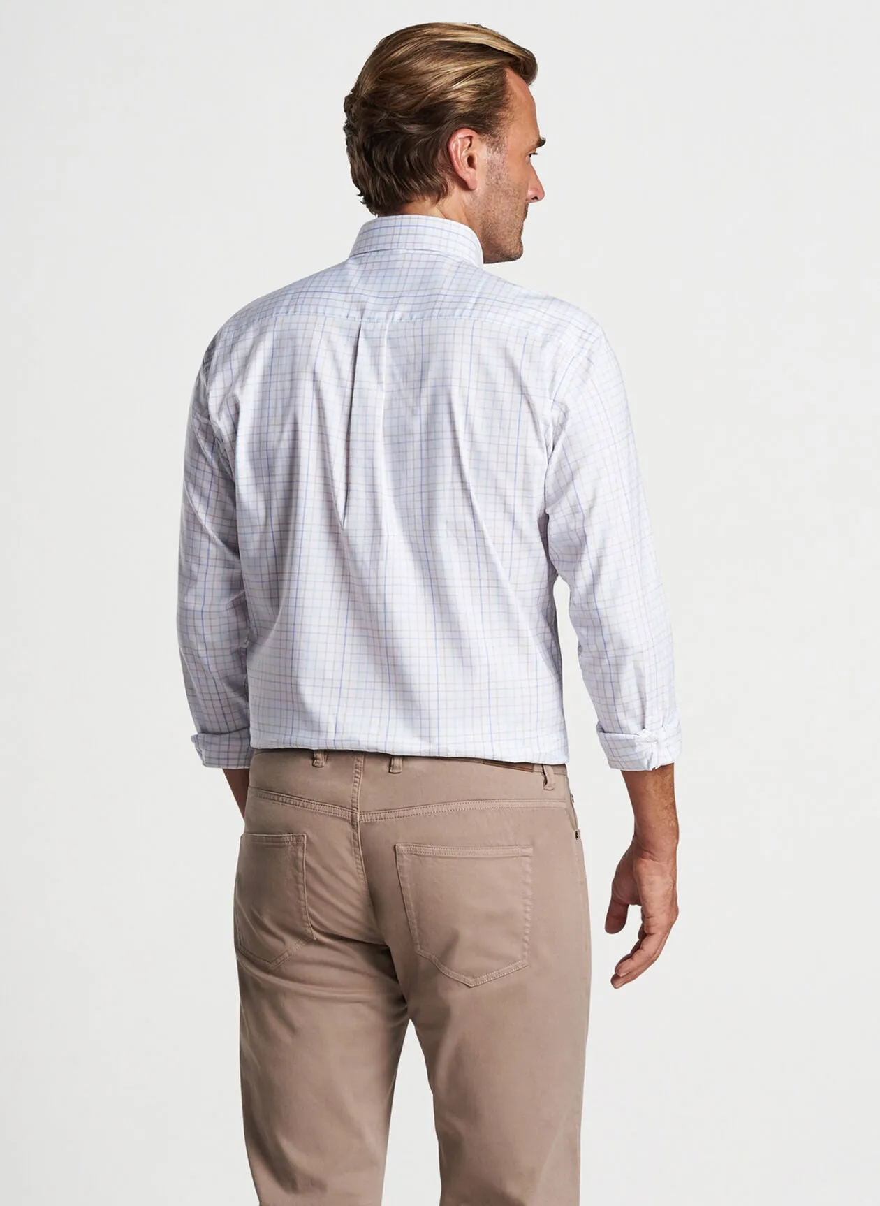 Patten Crown Lite Cotton-Stretch Sport Shirt - White