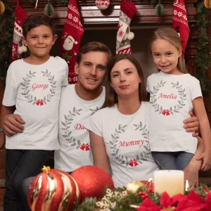 Personalized Family Christmas T-shirts
