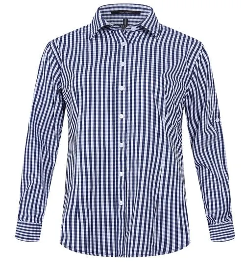 Pilbara Shirt Womens Full Button Gingham