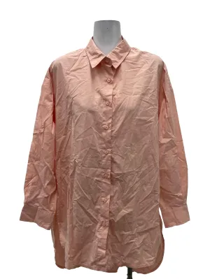Pink Button Down Collar Shirt