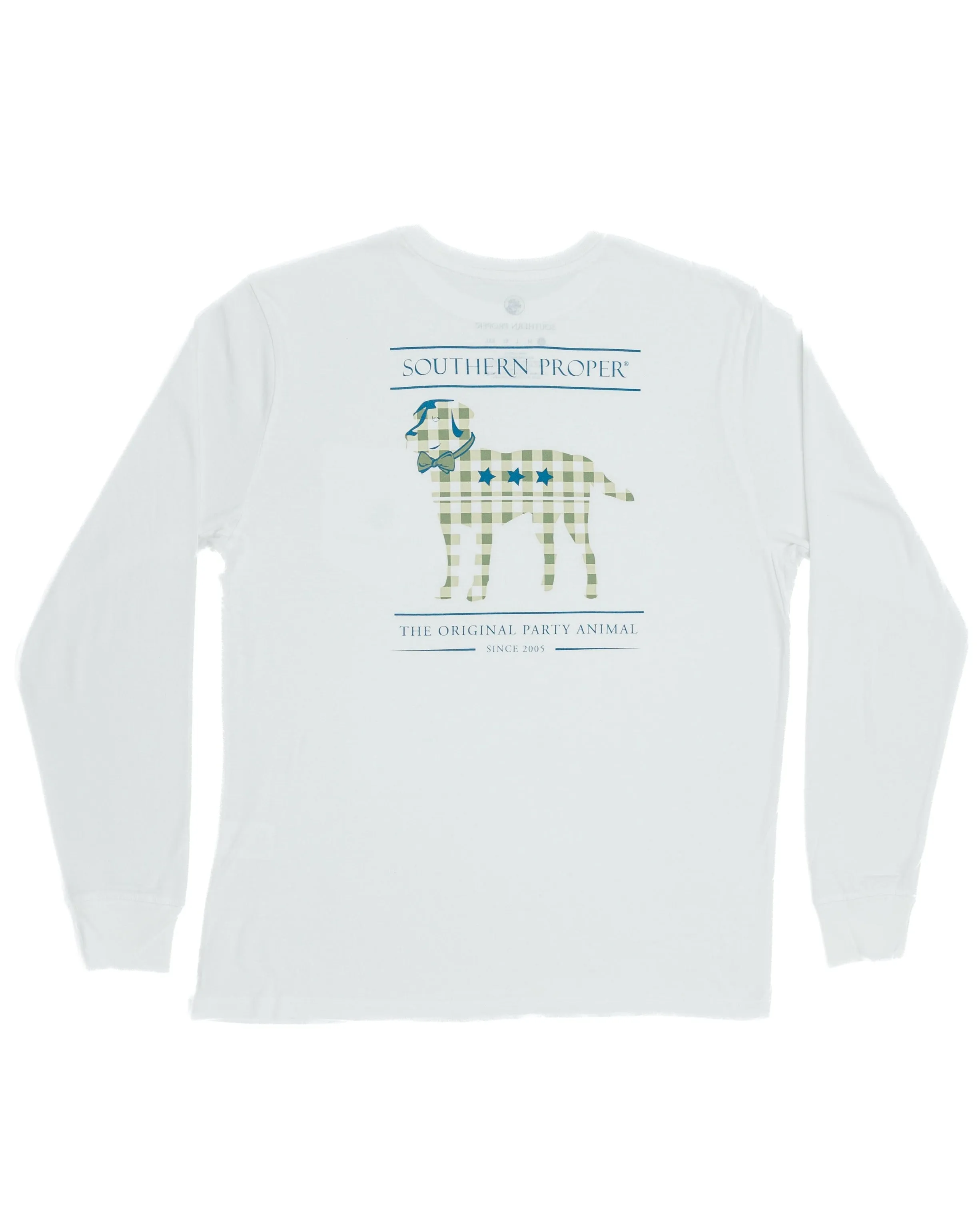 Plaid Lab LS Tee