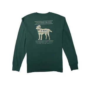 Plaid Lab LS Tee