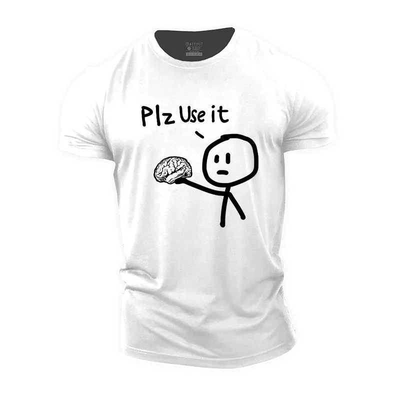 Plz Use It Cotton T-Shirt