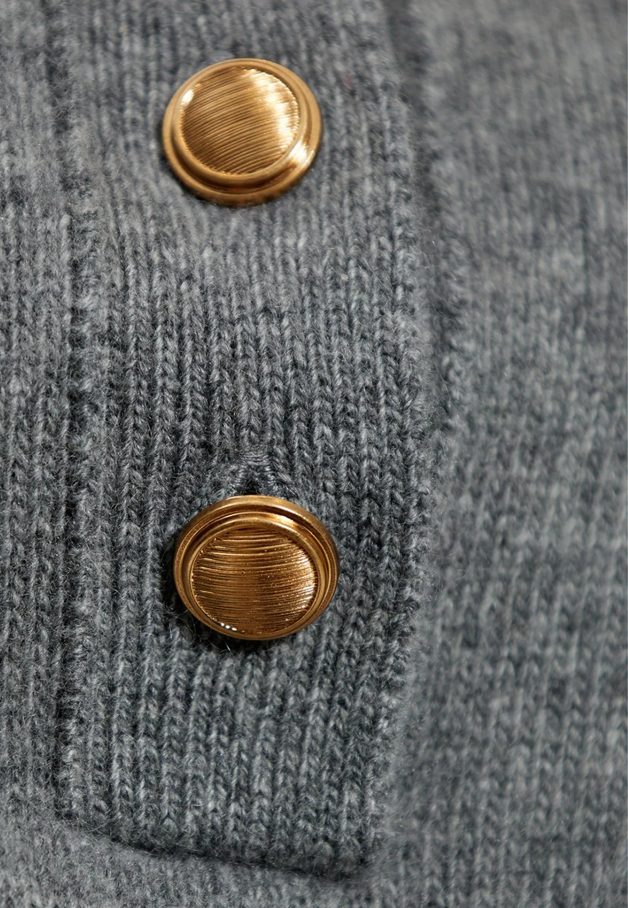 Polo Sweater in Wool and Cashmere