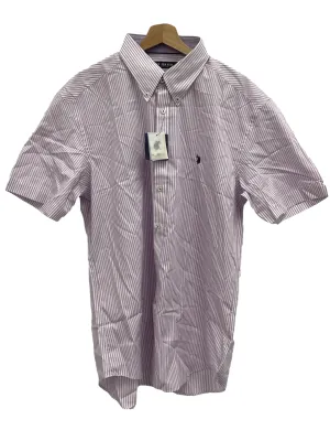 Purple Striped Button Down Shirt