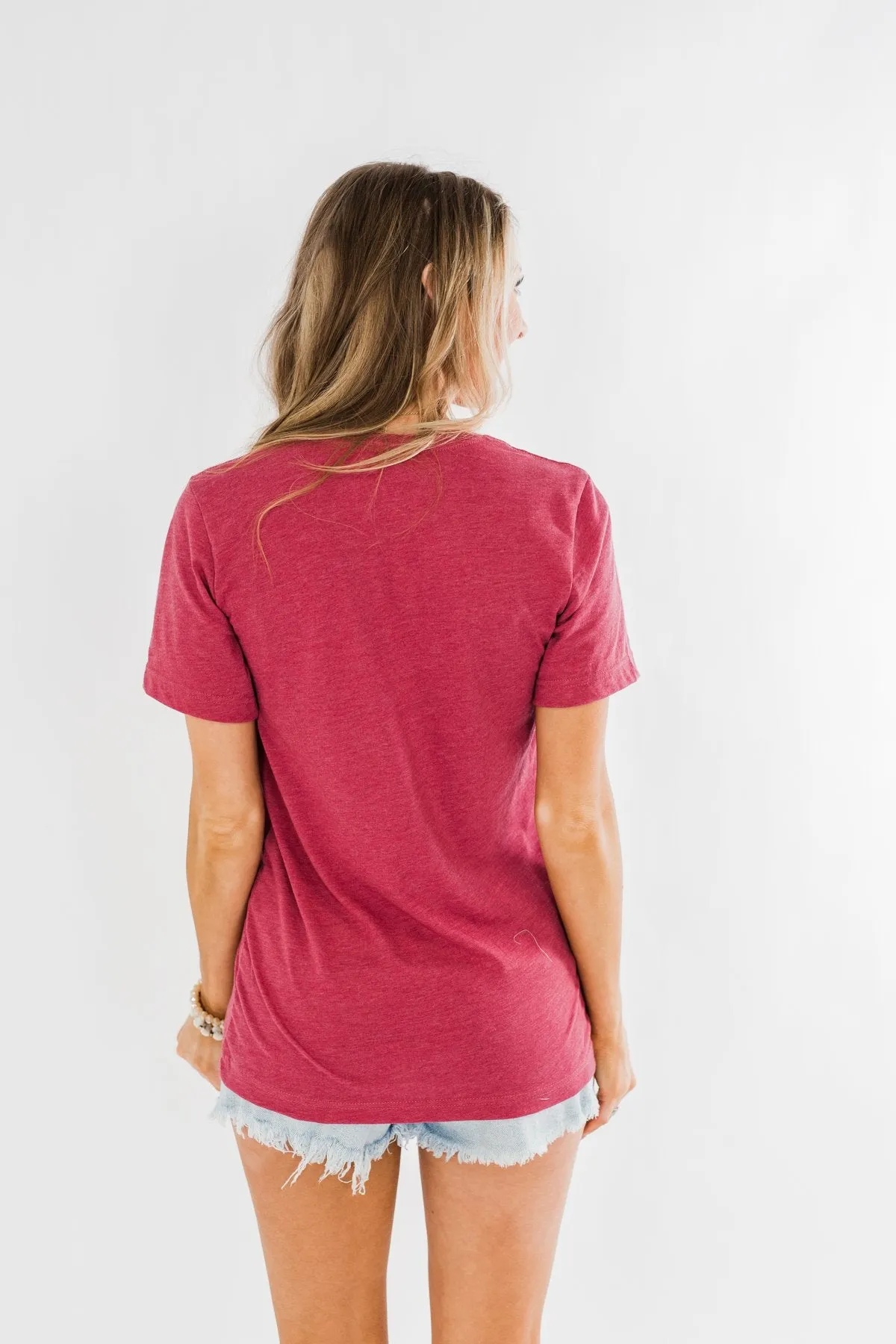 "Faith" Graphic Tee- Wild Berry