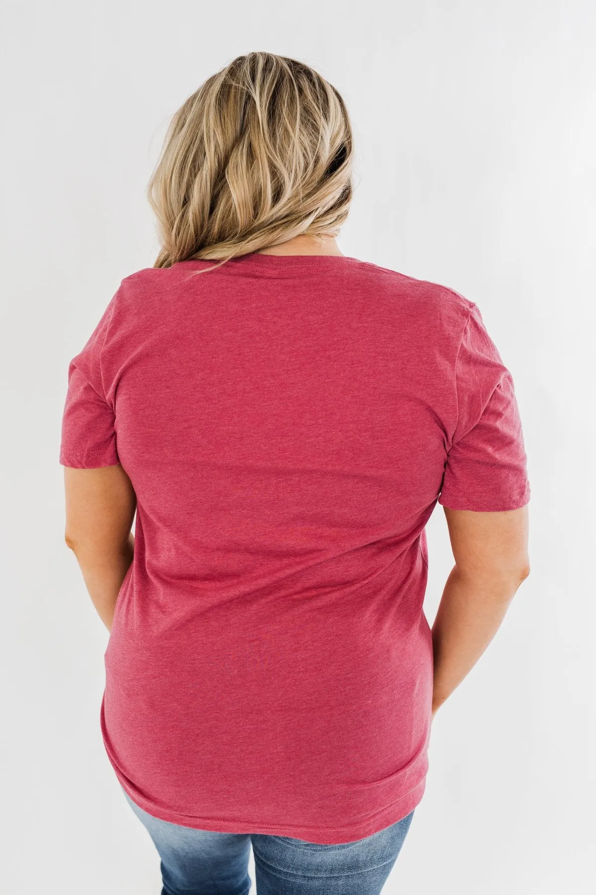 "Faith" Graphic Tee- Wild Berry