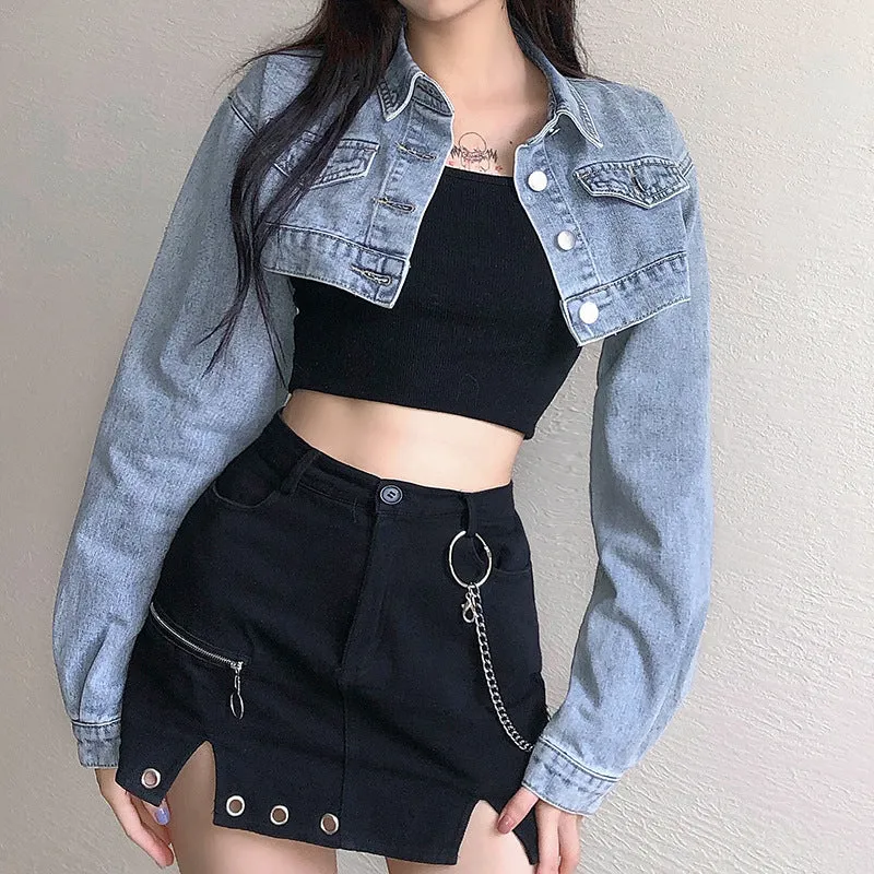 "SUPER SHORT DENIM" JACKET N092802