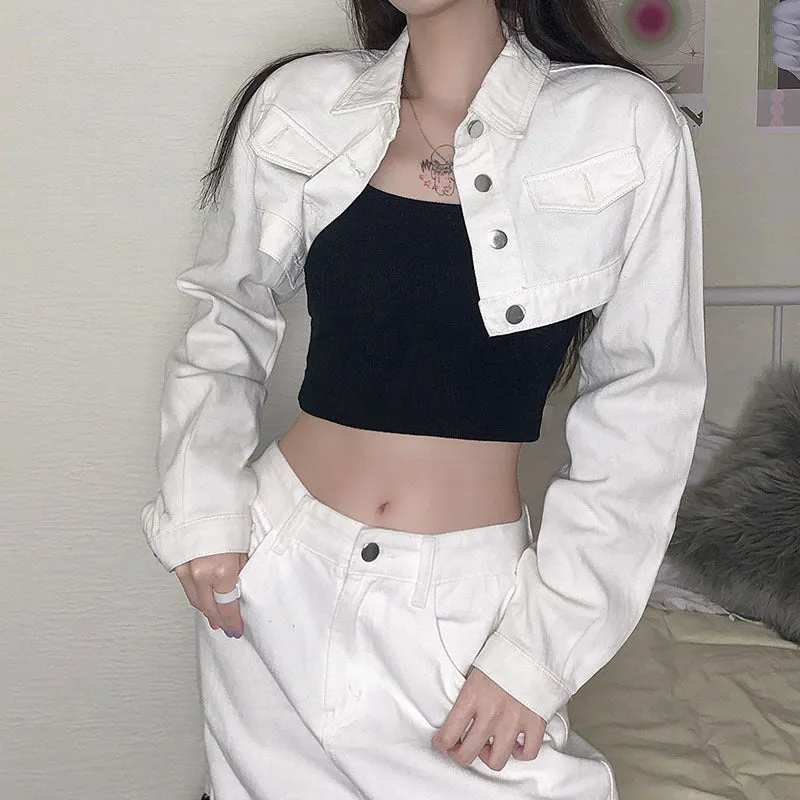 "SUPER SHORT DENIM" JACKET N092802