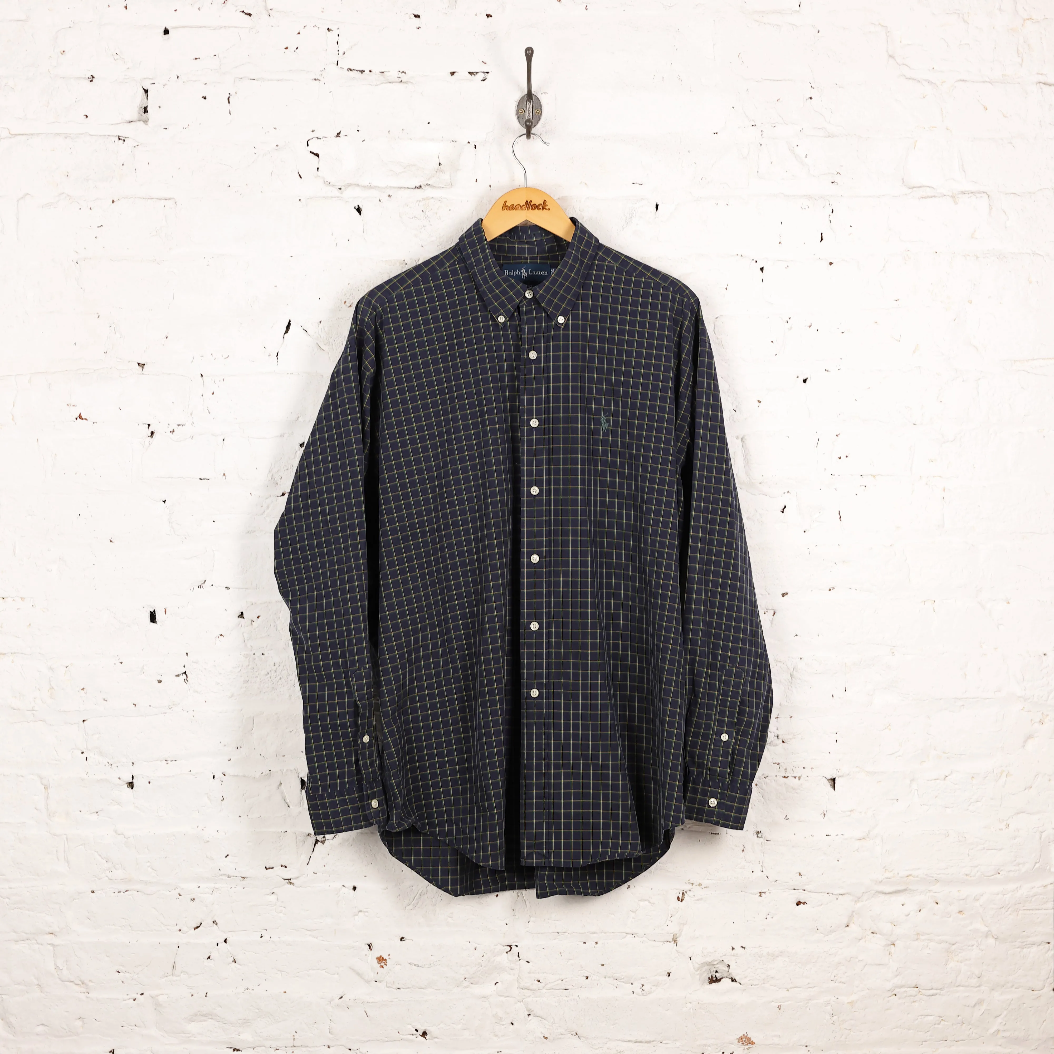 Ralph Lauren Blake Check Shirt - Blue - XL