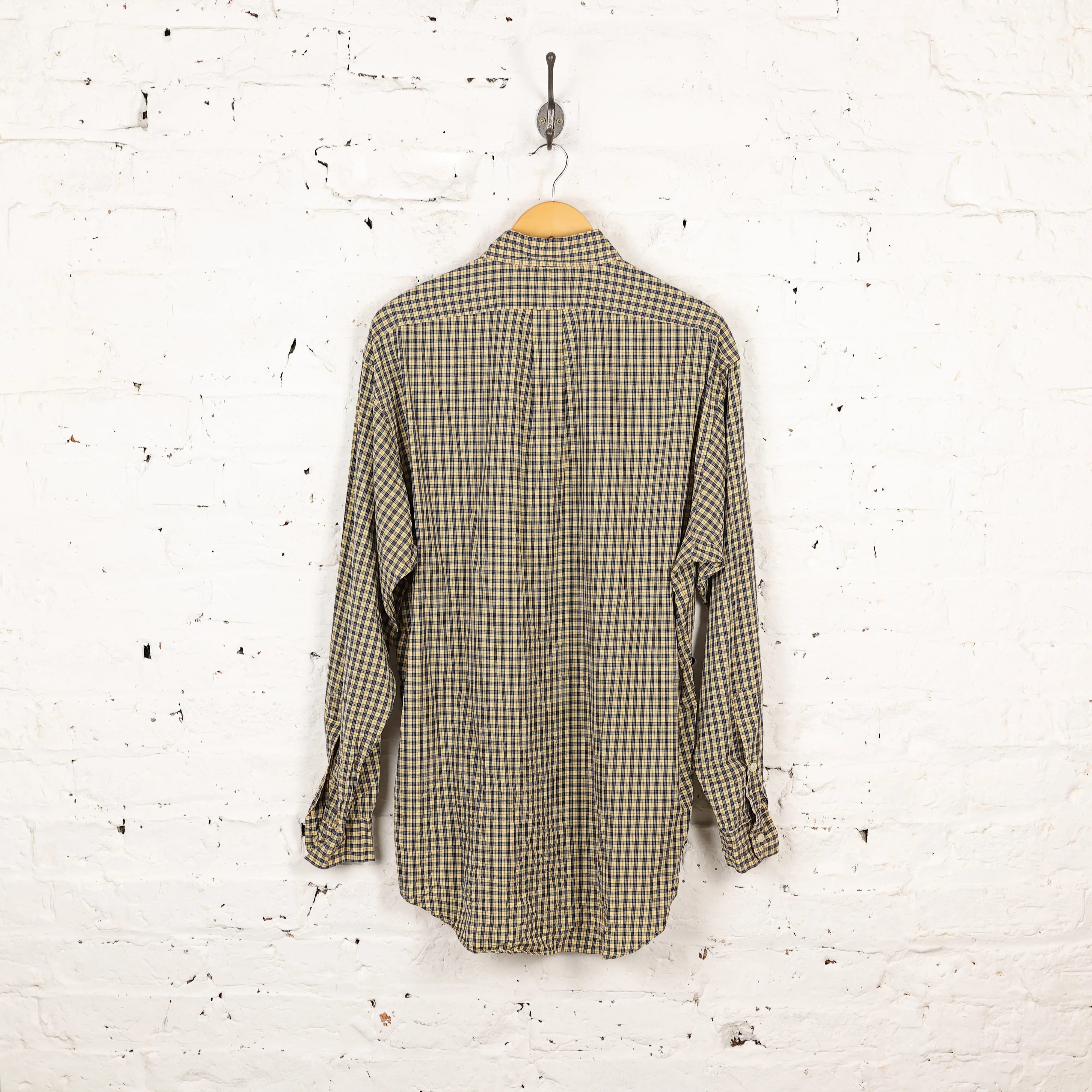 Ralph Lauren Blake Check Shirt - Yellow - M