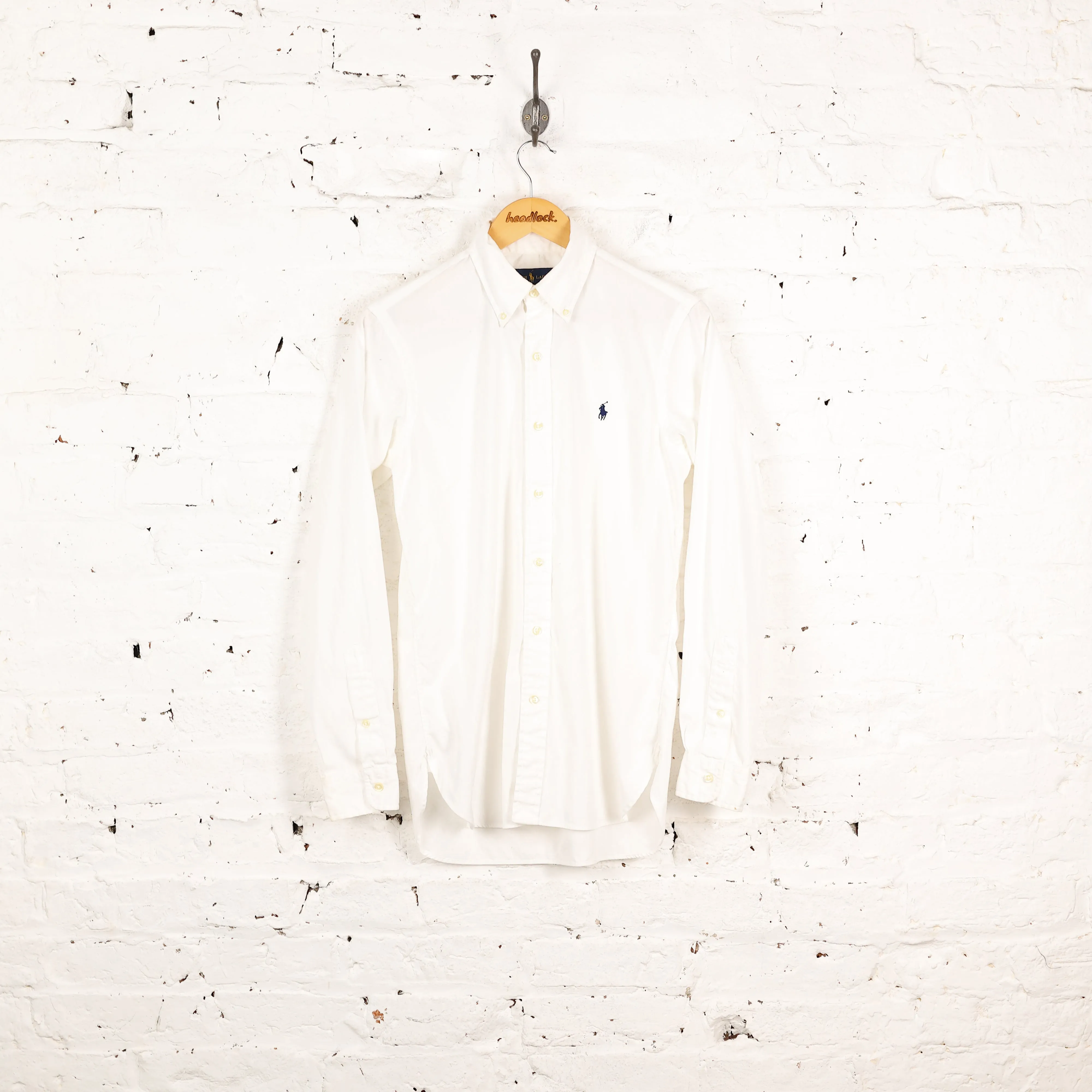 Ralph Lauren Button Down Shirt - White - S