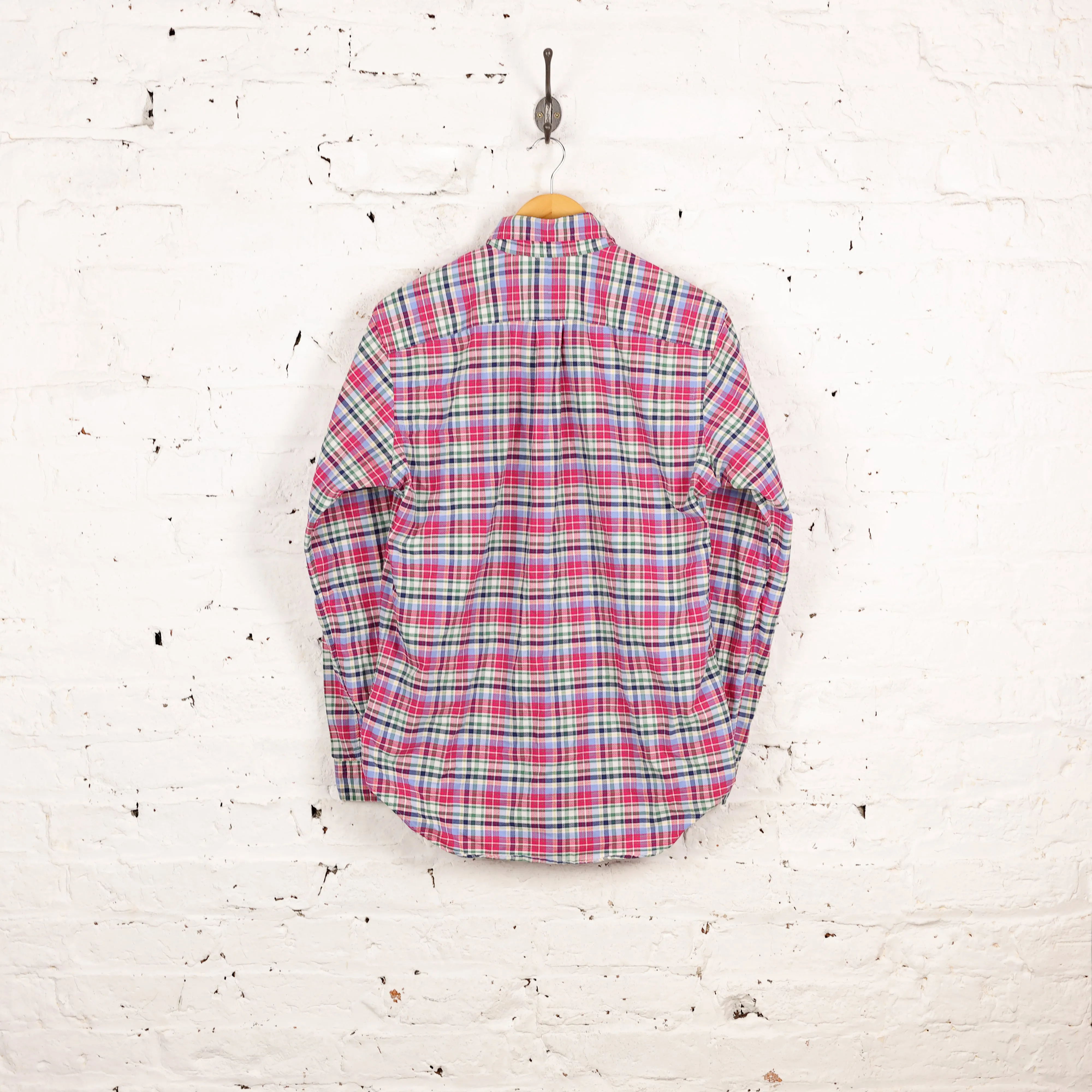 Ralph Lauren Classic Fit Check Shirt - Pink - M
