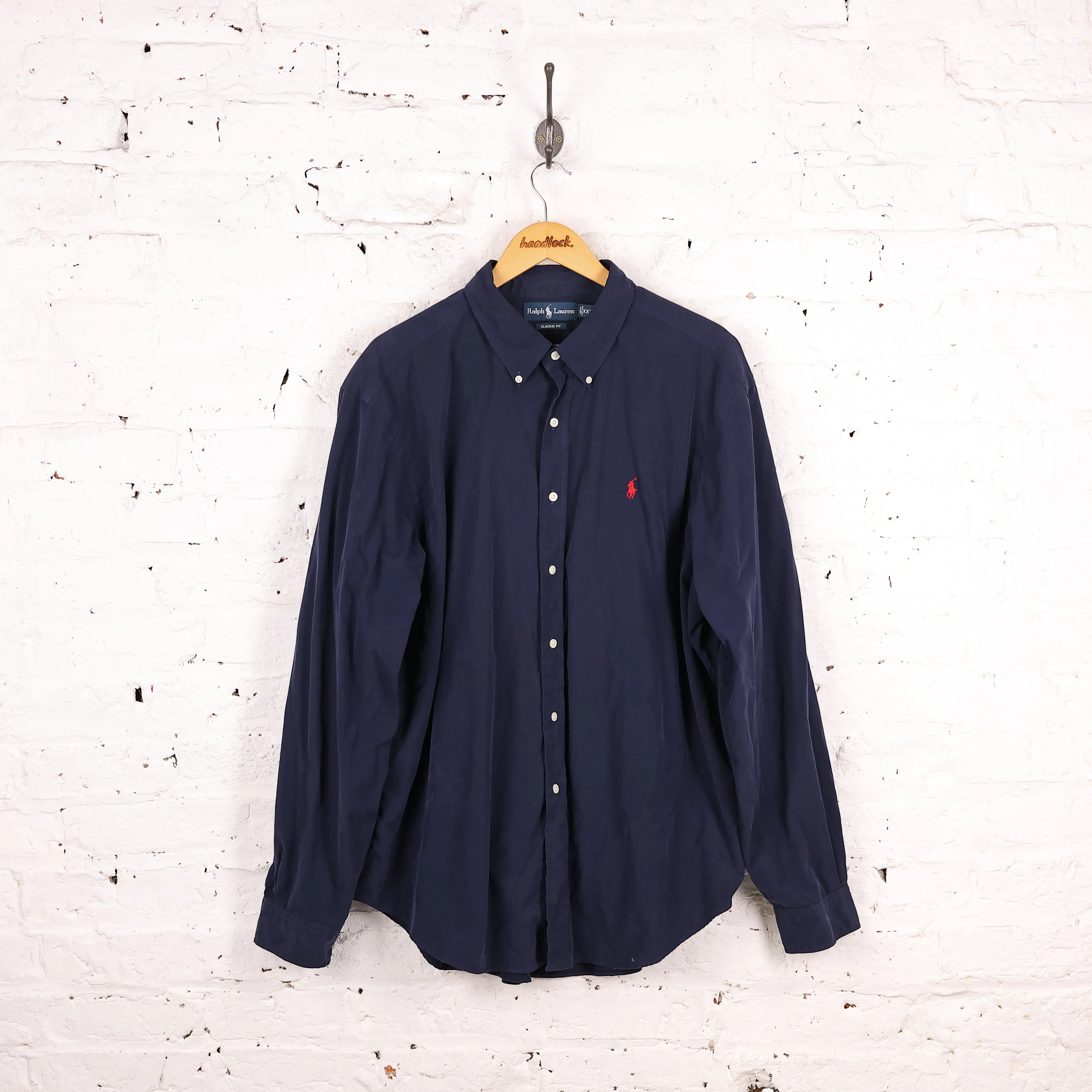 Ralph Lauren Classic Fit Shirt - Blue - XXL