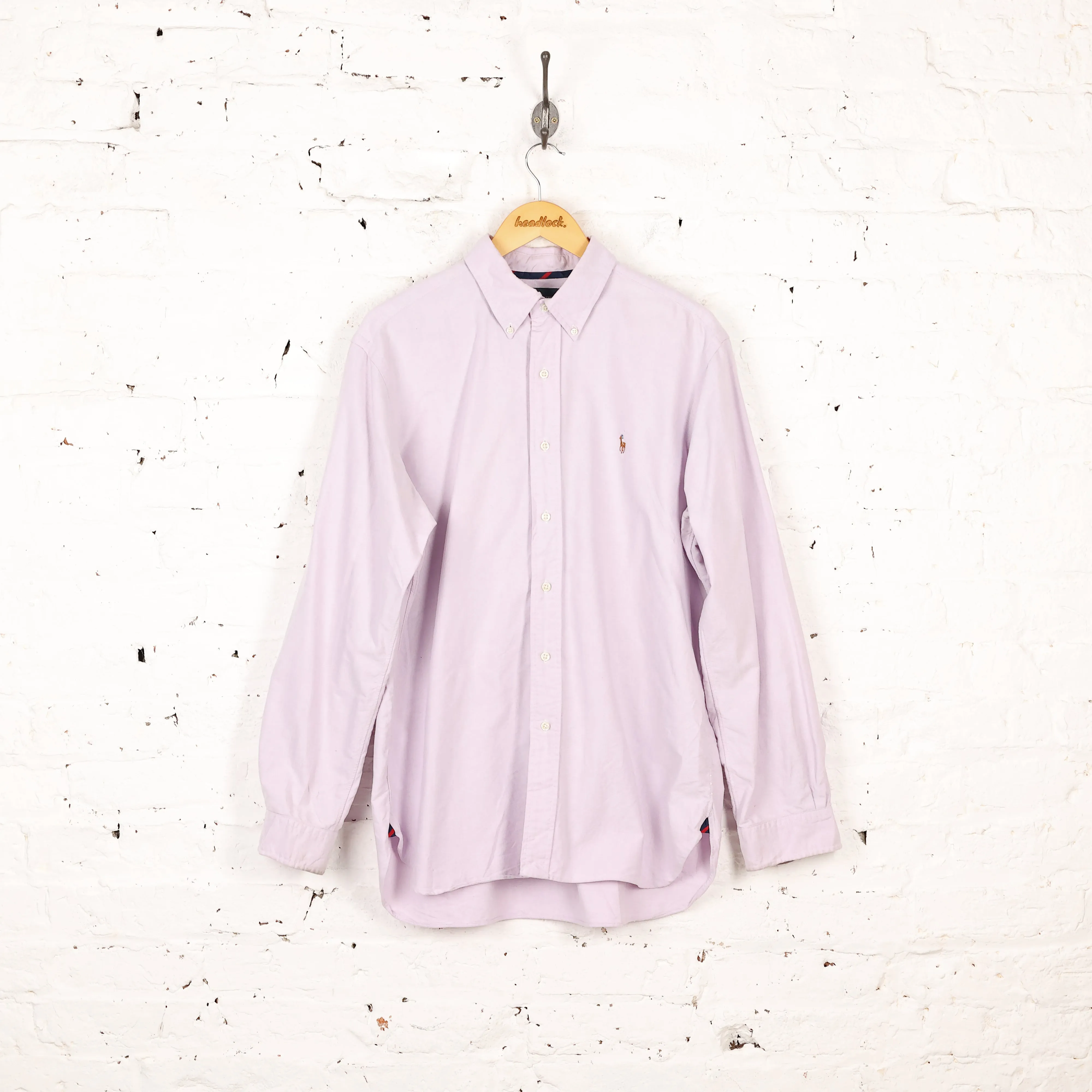 Ralph Lauren Classic Fit Shirt - Purple - L