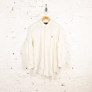 Ralph Lauren Classic Fit Shirt- White - XL