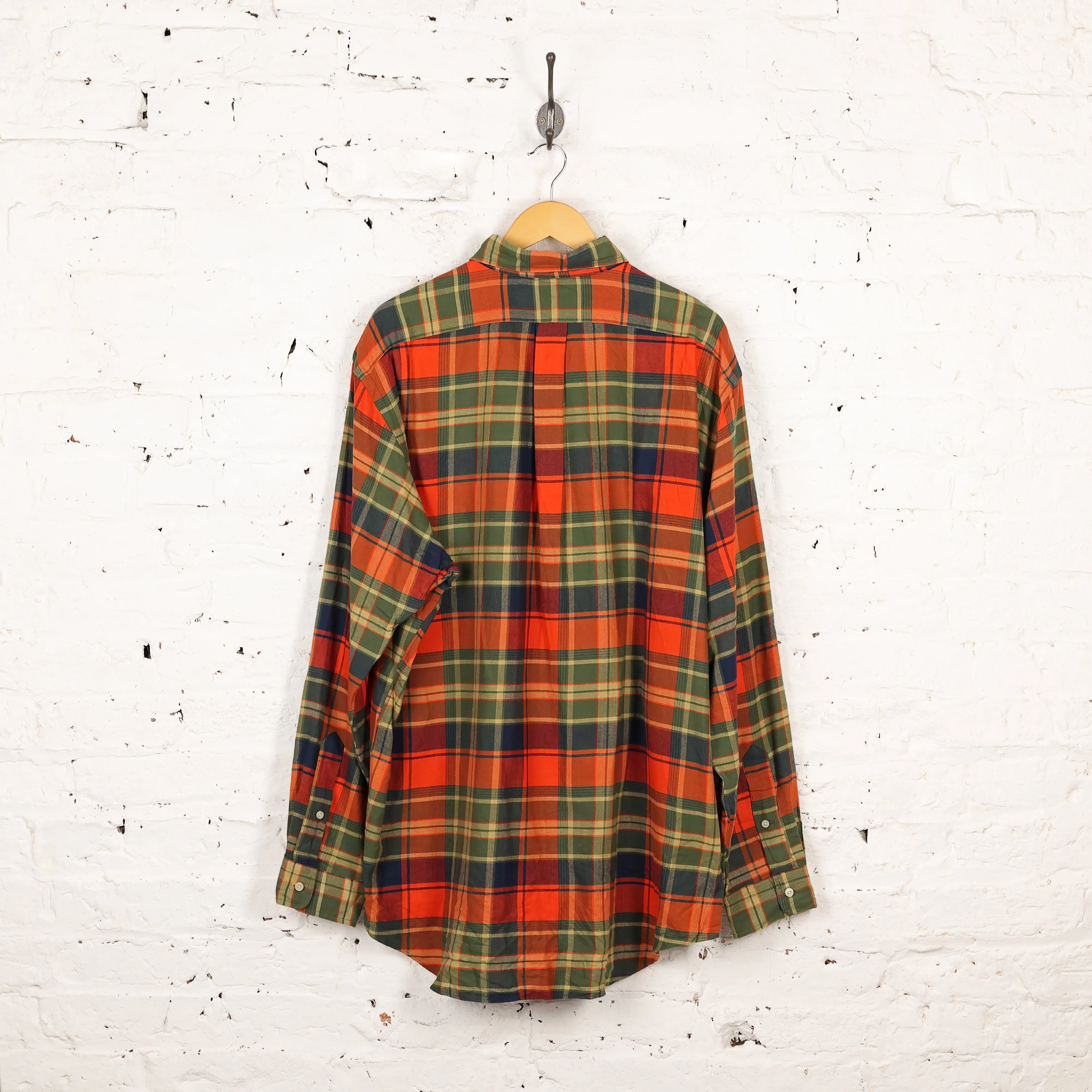 Ralph Lauren Golf Classic Fit Button Down Shirt - Orange - XL