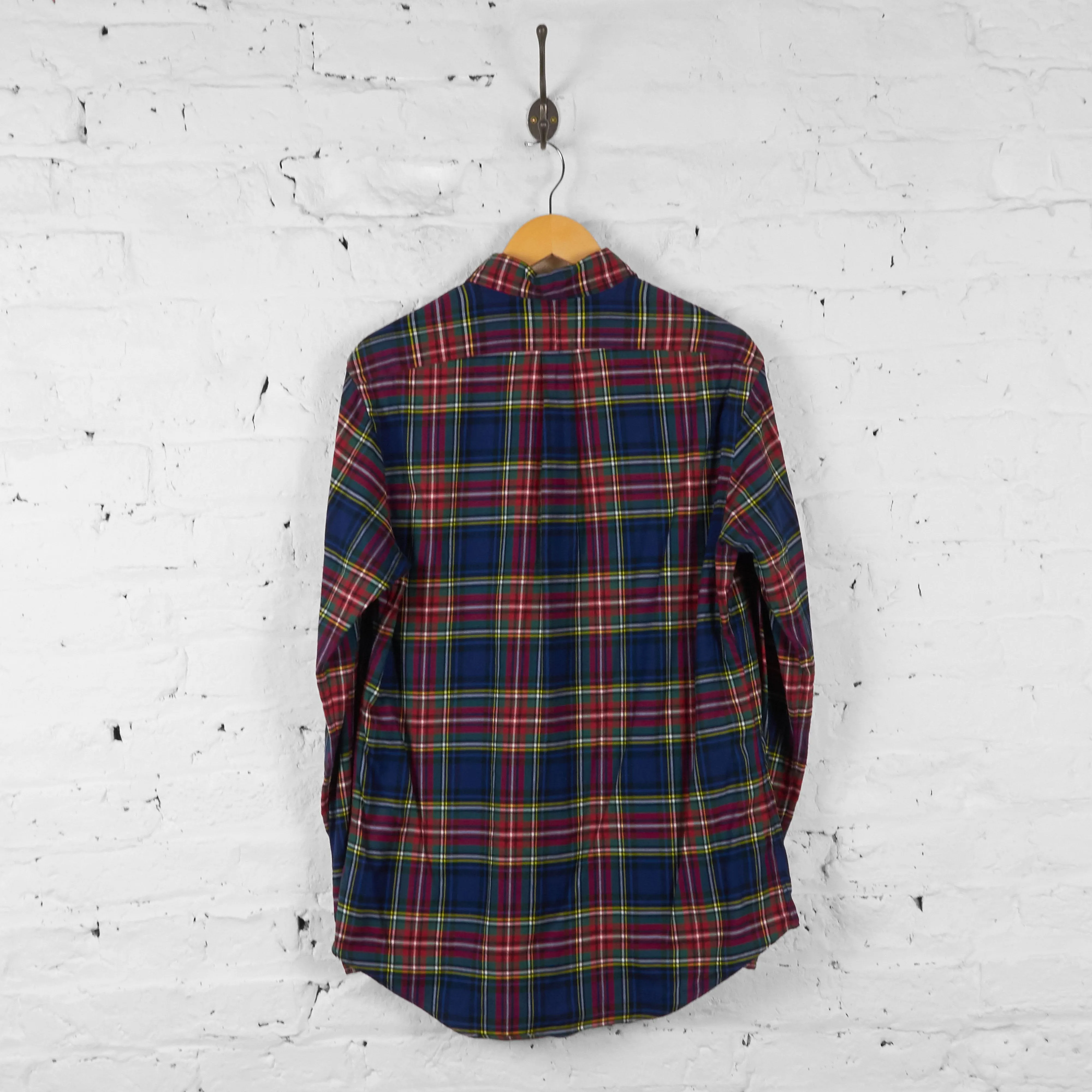 Ralph Lauren Tartan Check Shirt - Blue - M