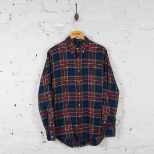Ralph Lauren Tartan Check Shirt - Blue - M