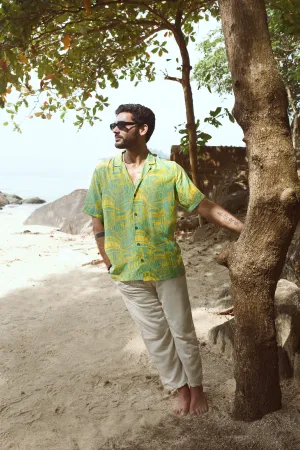 Rampuria Havelis seagreen Oversize Shirt