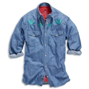 Rio Nido Embroidered Denim Shirt
