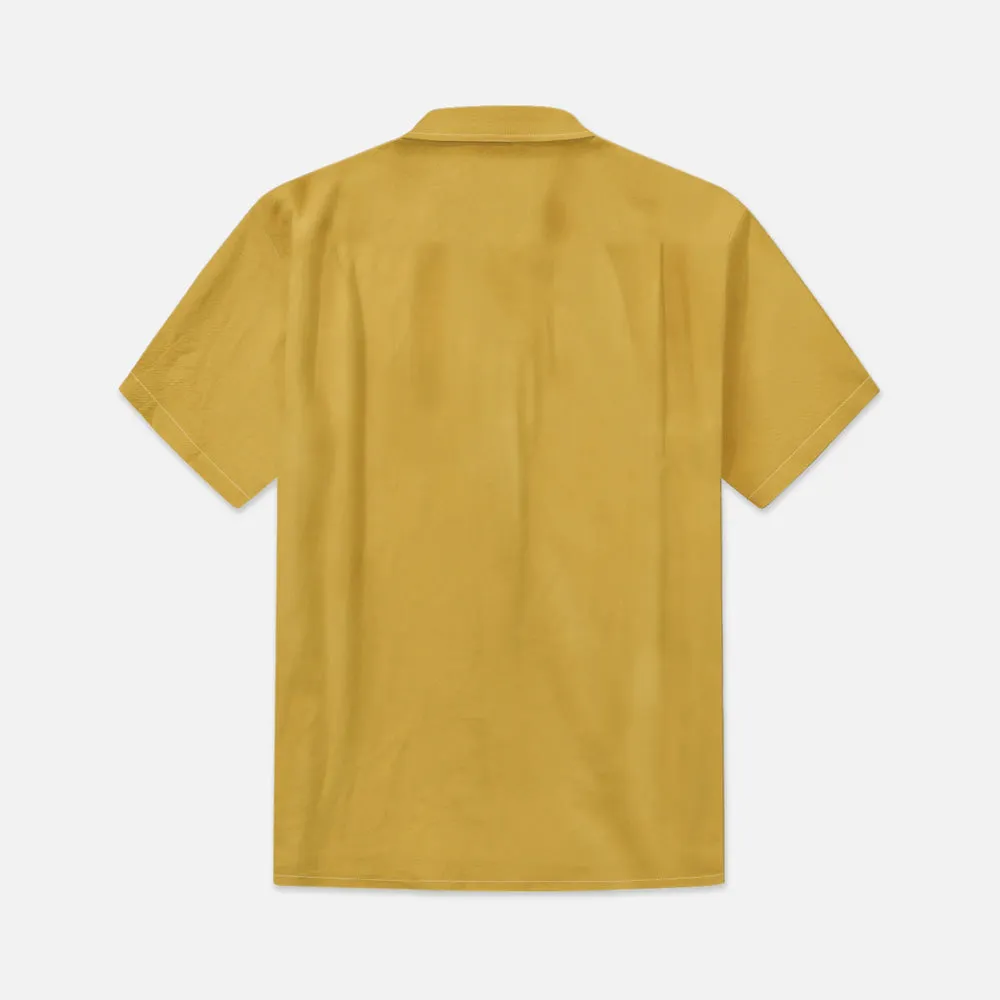 Rock Punk Oversized Cotton and Linen Short Sleeve Shirt