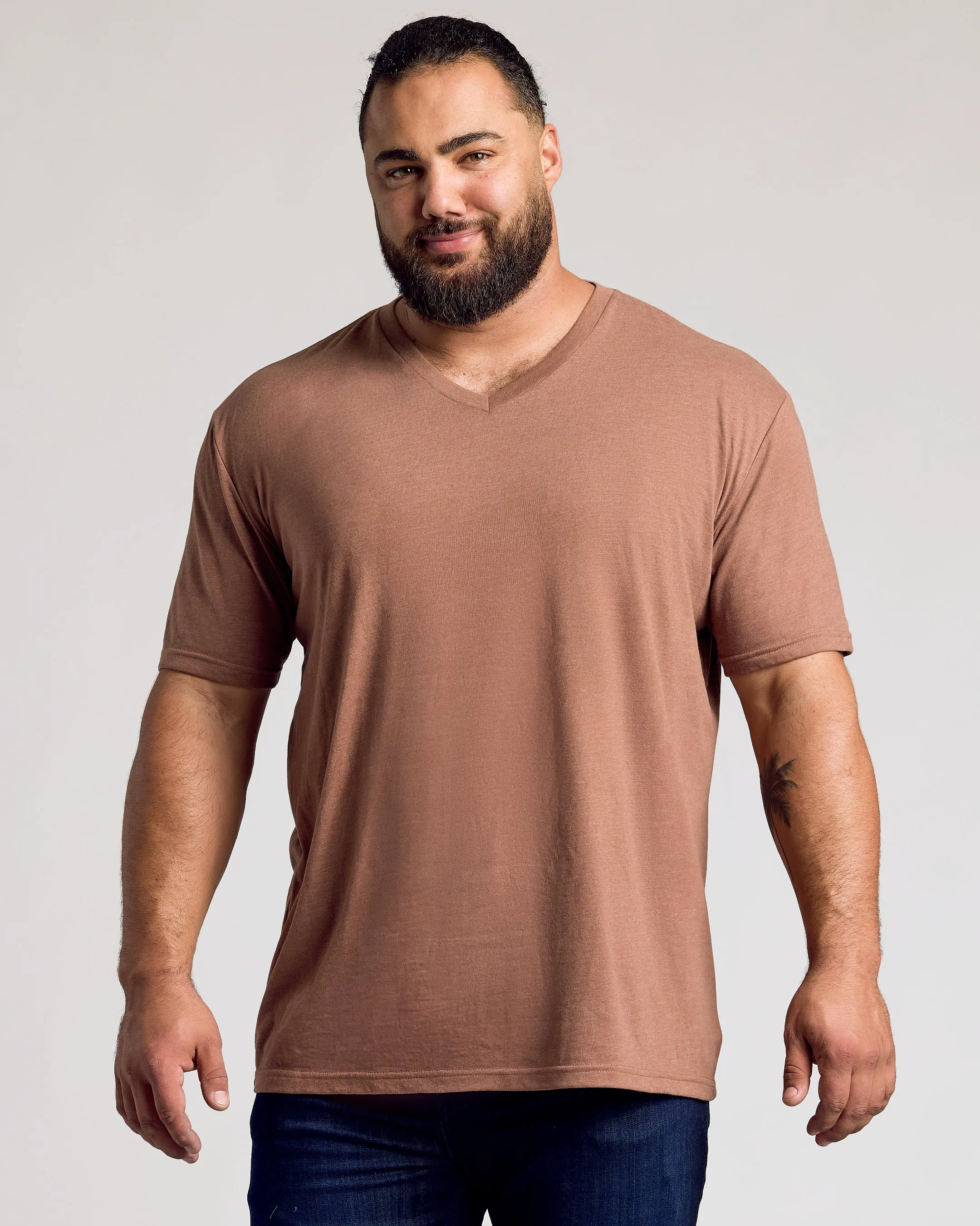 Rustic Tones Short Sleeve Classic Vee 3-Pack