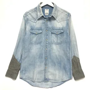 [S] Visvim 14SS Social Sculpture Shirt Damaged Indigo Check